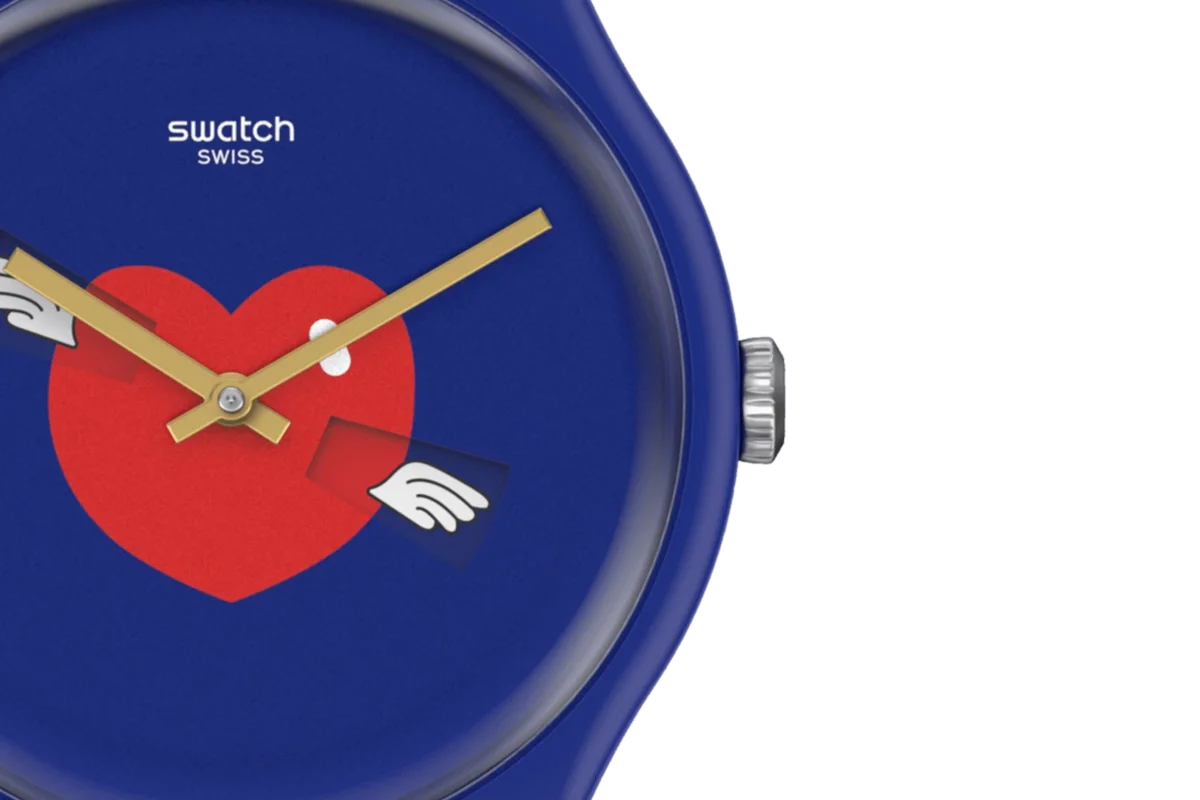 Heart in Blue by Swatch