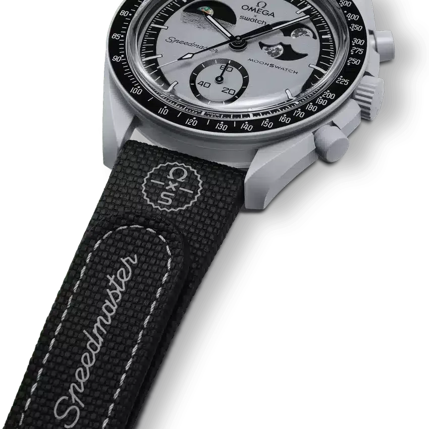 Moonswatch Black/Grey Rubber