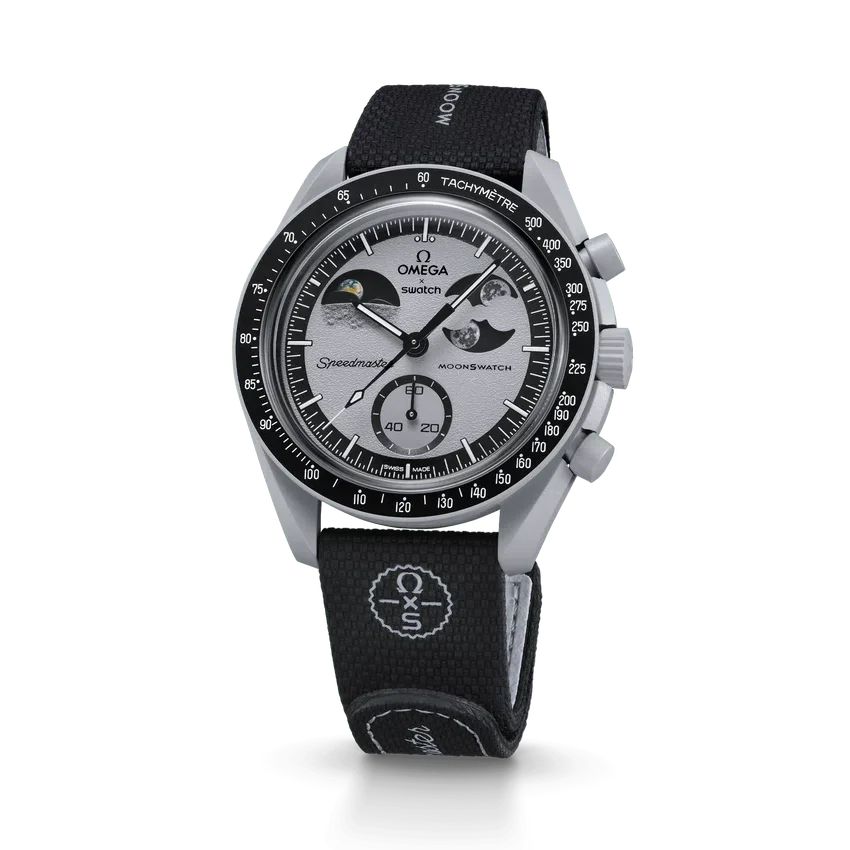 Moonswatch Black/Grey Rubber