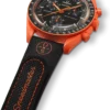 Moonswatch Black/Orange Rubber