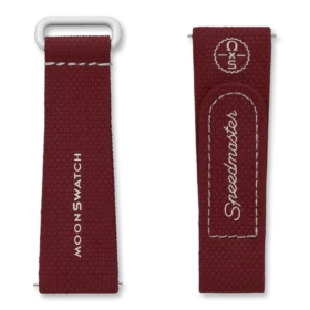 Moonswatch Bordeaux/Light Grey Rubber