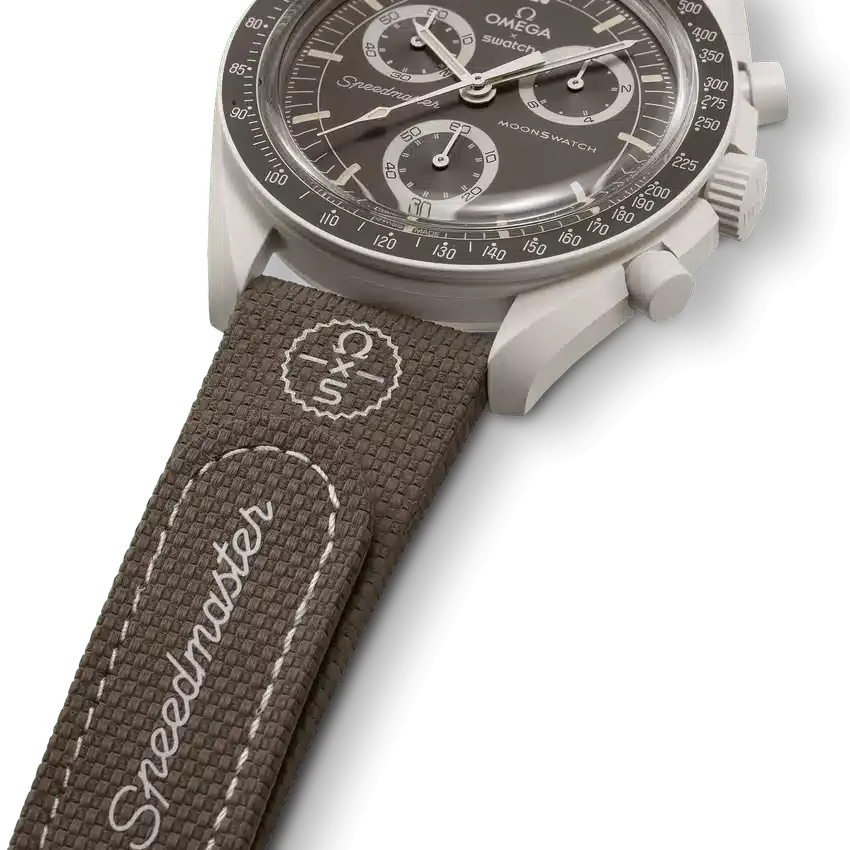Moonswatch Dark Brown/Sand Rubber