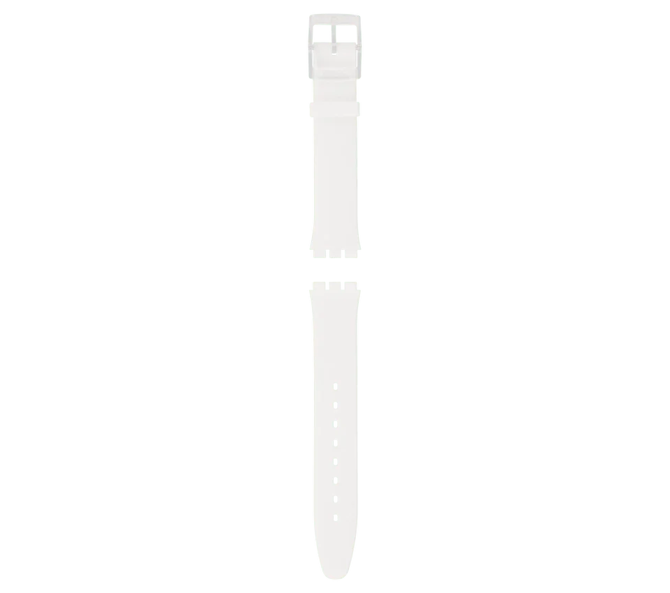 Skin White Silicone Strap